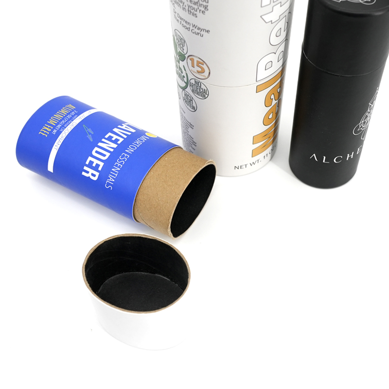 Custom Luxury Dog Shampoo Packaging White Paper Tube Pet Supplies Packaging