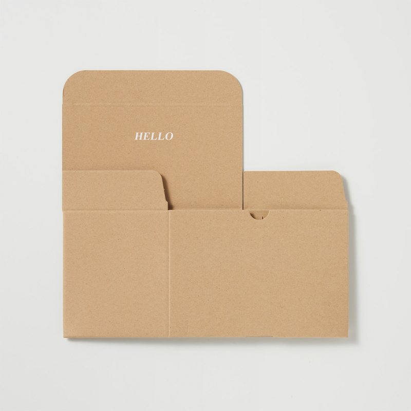 Eco Friendly Biodegradable Kraft Paper Made Foods and Confectionery Packaging Snacks Package Box Customized with Your Own Logo