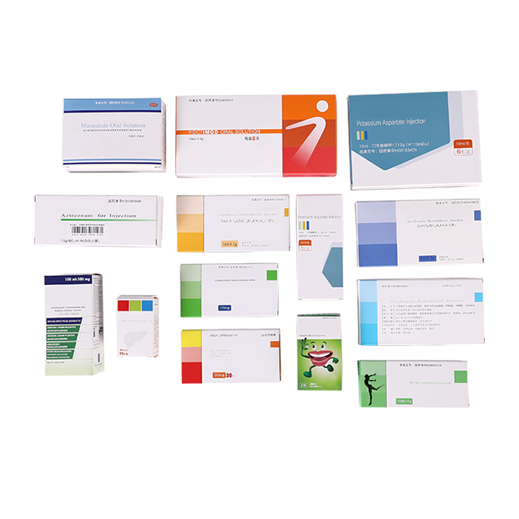 Customized Pharmaceutical and Health Care Products - High-quality Foldable Cardboard Pill Boxes - Factory Printed in Color