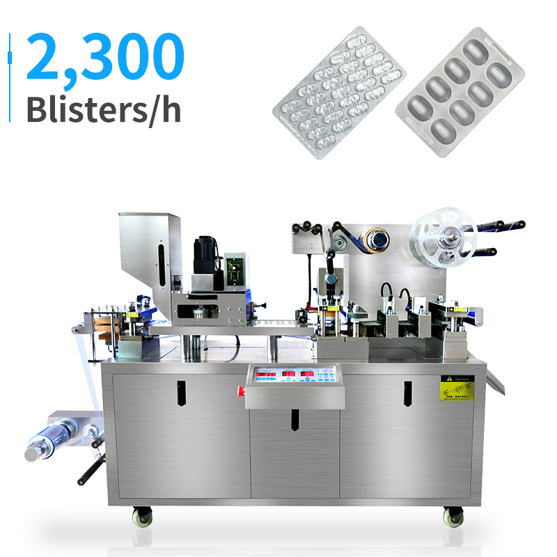 DPP-88 Electric Automatic Aluminum Plastic Tablet Blister Packing Machine For Pill Soft Gel Capsule Chemical Application