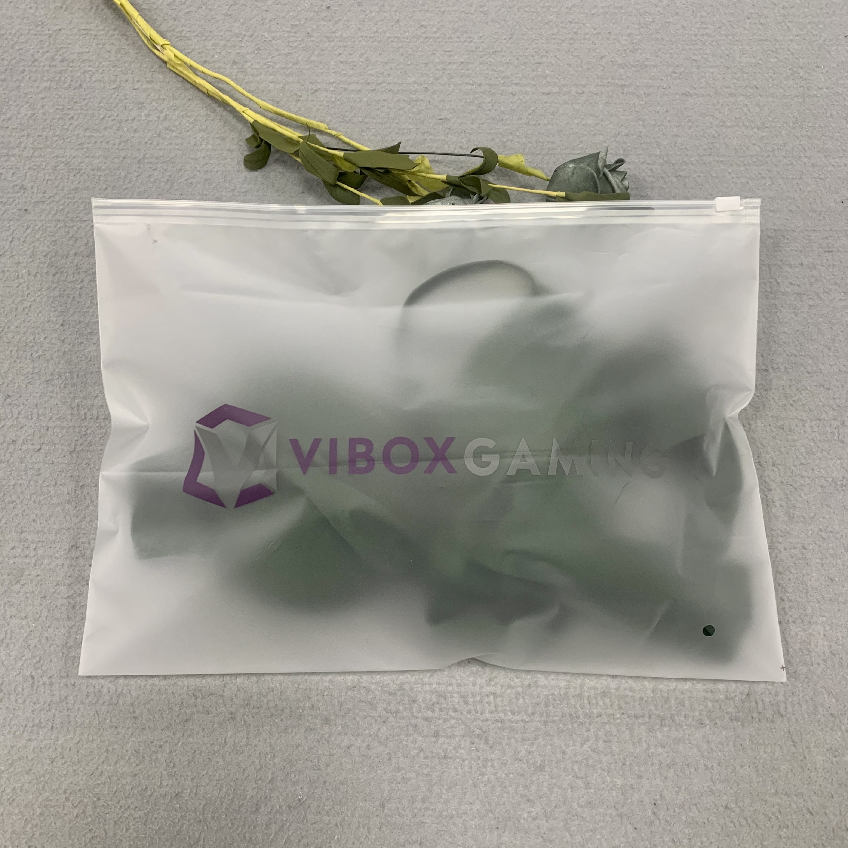 Custom Eco Friendly Frosted Zipper Bags Zip Lock T-Shirt Swimwear Clothing Packaging Bags With Logo