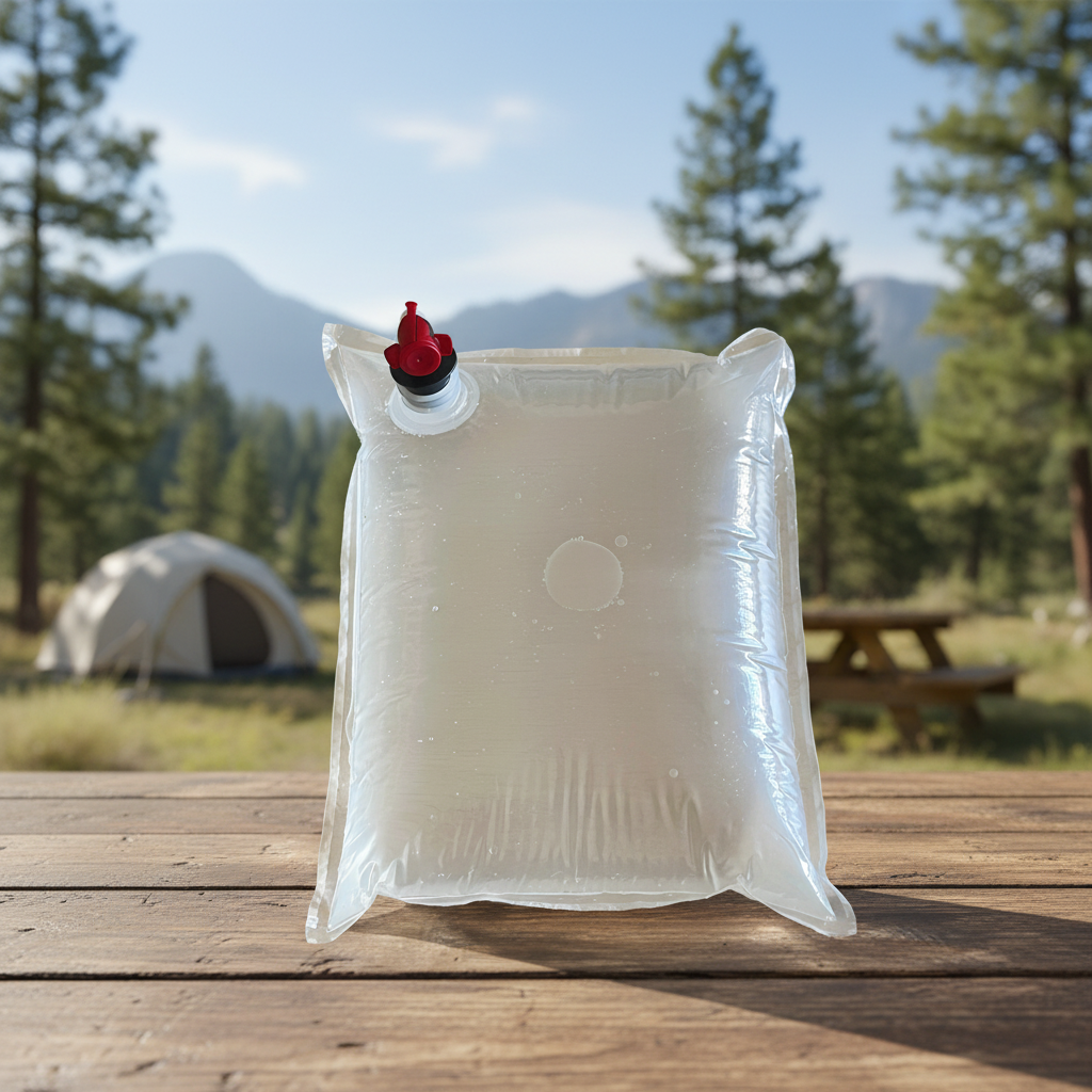 Custom PE Bag Packaging with Valve and Dispenser Spout Moisture Proof for Coffee Wine Soda Mineral Water Tequila