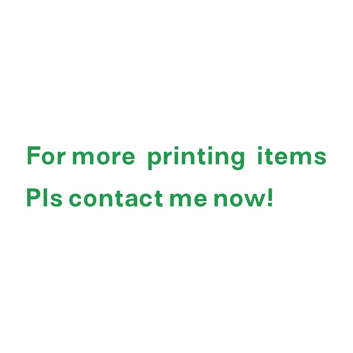 More printing items