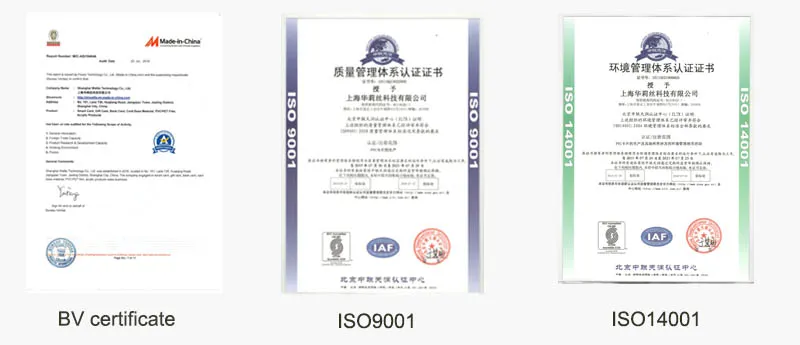 Certifications