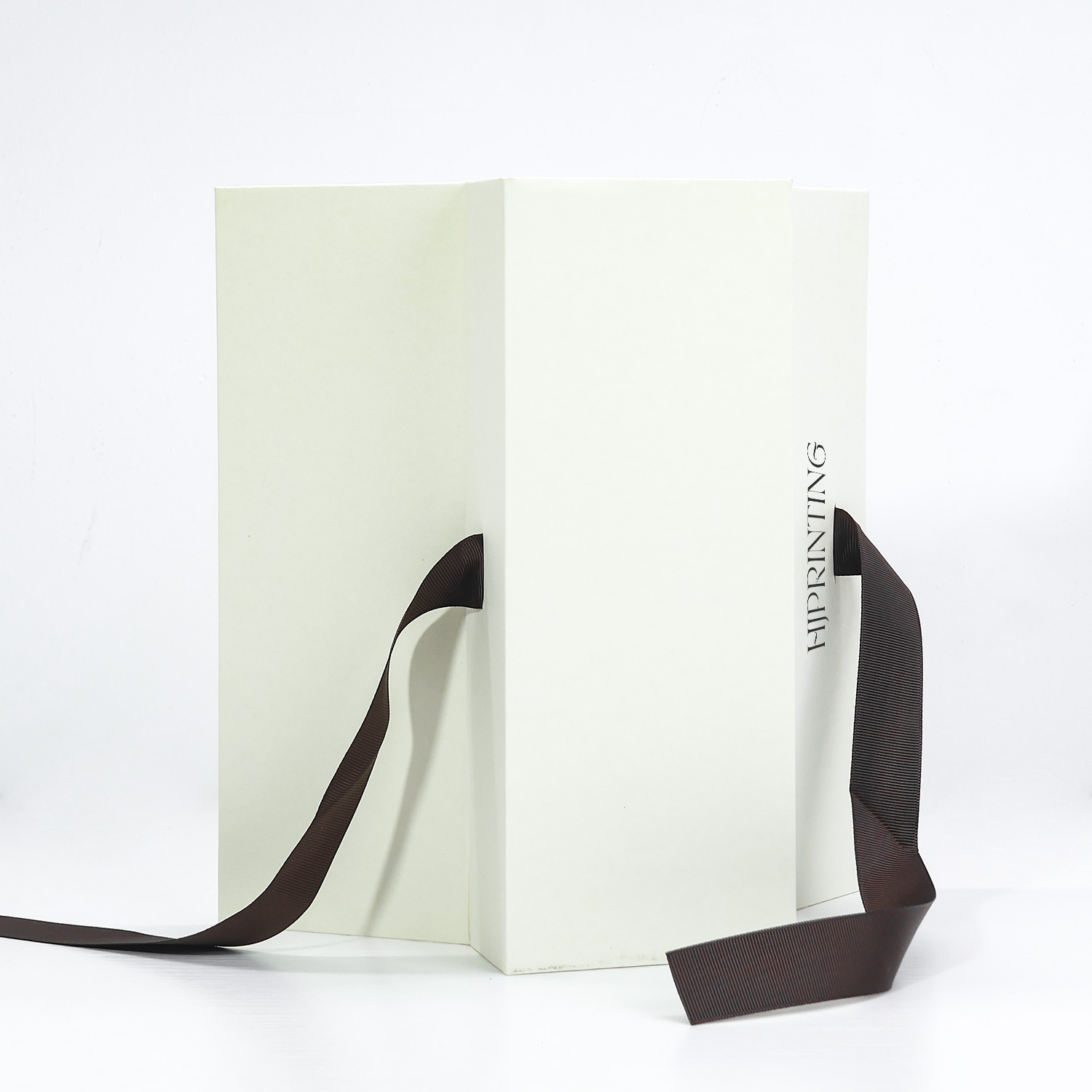 Custom Logo Premium Packaging Matte Black Luxury Foldable Magnetic Closure Gift Boxes With Ribbon