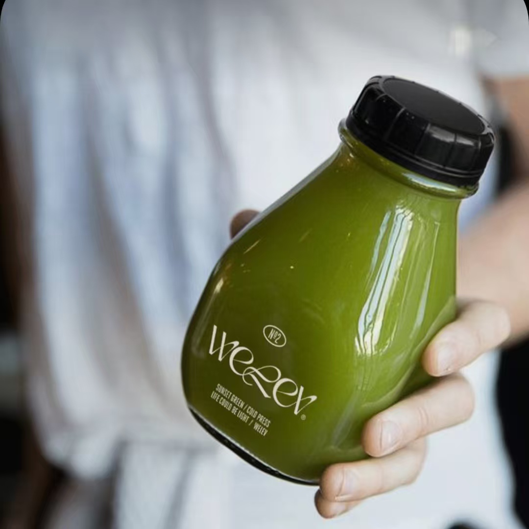 Custom Logo 100ml 300ml 500ml 1000ml Clear French Square Beverage Glass Bottle Cold Pressed Juice Bottles With Tamper Proof Lid