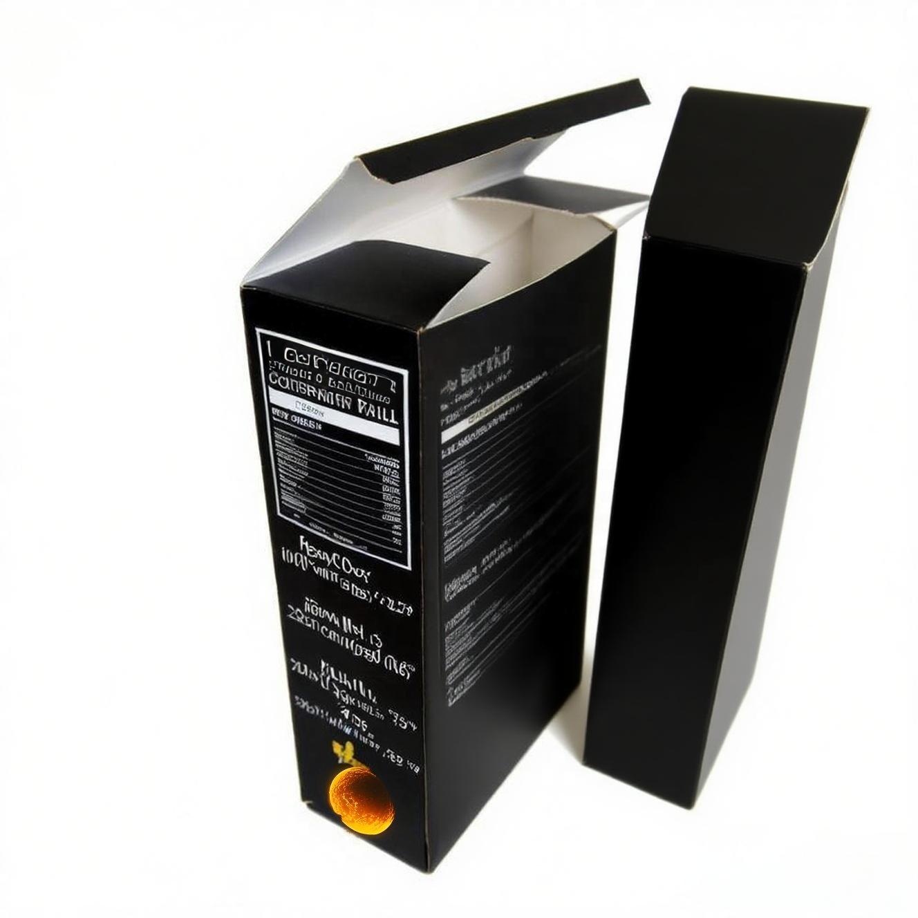 Wholesale Foldable Clothing Hoodies Custom Logo Design Art Paper Cereal Box Packaging for Clothes Food Use Stamping Printing