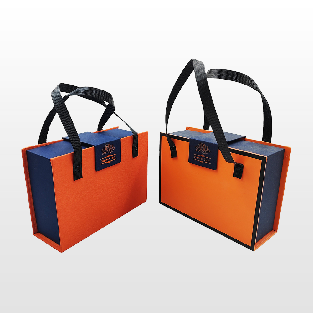 OEM Professional Factory Custom Logo Luxury Rigid Paper Box Package Magnetic Folding Gift Box With Portable Rope