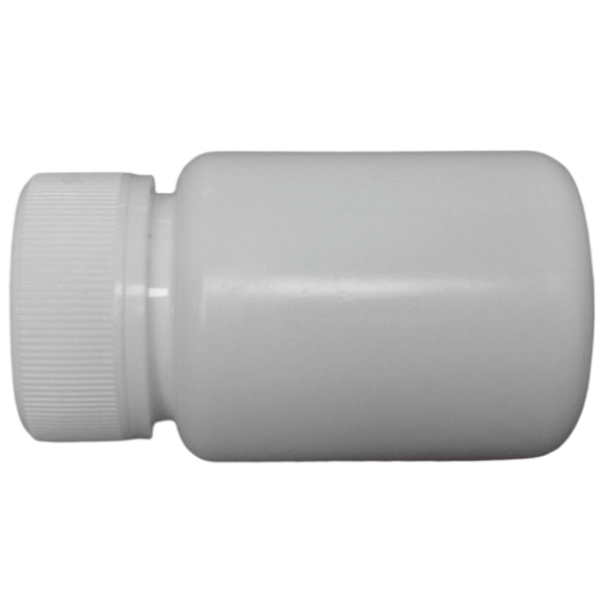 50cc White Plastic HDPE Bottle Pharmaceutical Container for Oral Solid Medication Pill Capsule Tablet Powder with Screw Cap CRC