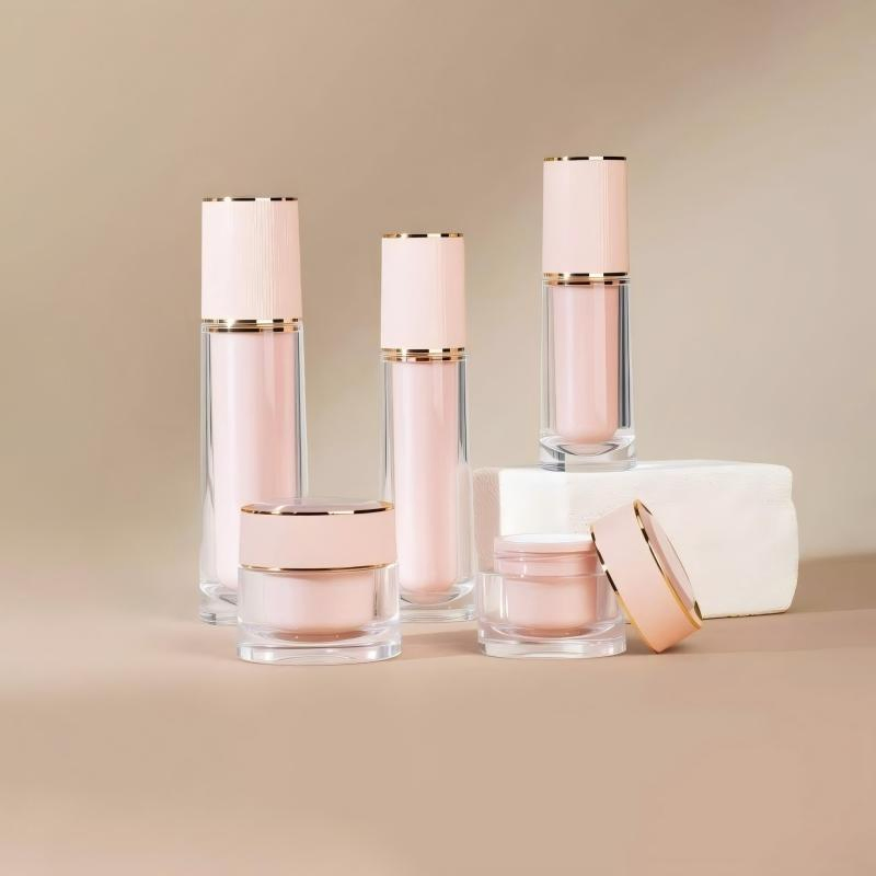 30g 50g Luxury Empty Glass Cosmetic Packaging Cream Container Jar Skincare Set Packaging
