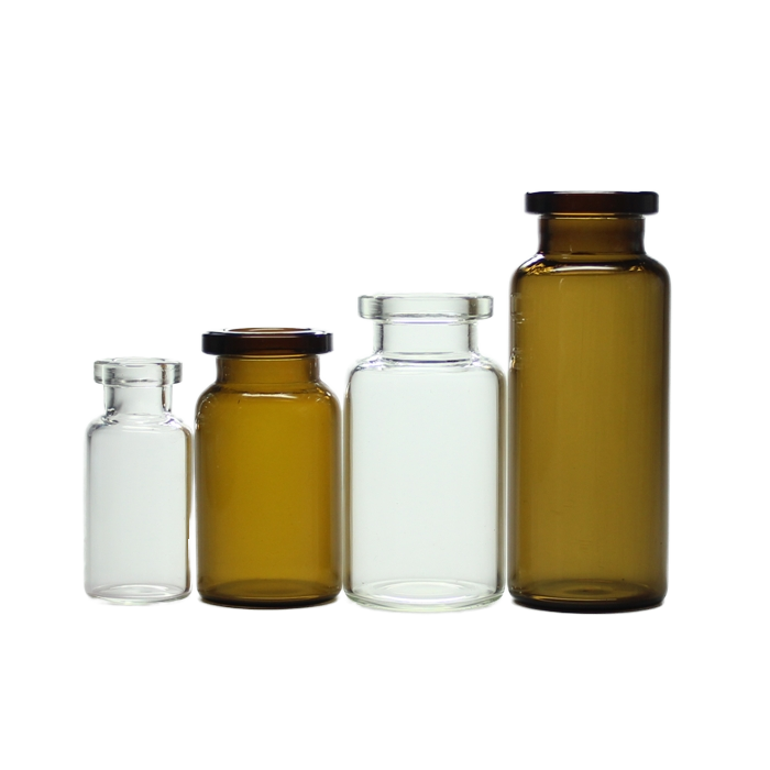 Small Molded Sterile 10ml clear Glass Vial for Pharmaceutical and Veterial Injection Packaging