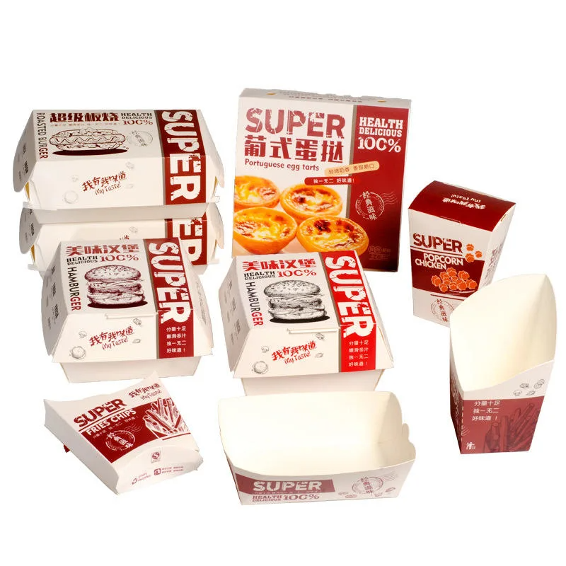 Eco-Friendly Fast Food Packaging: Custom To-Go Boxes for Fried Chicken, Burgers, & French Fries