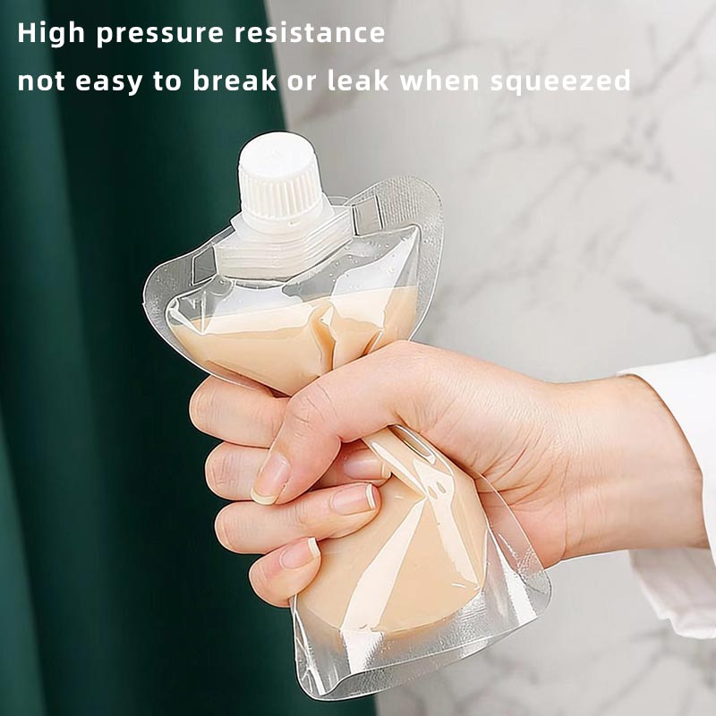 Eco Friendly Spout Pouch Stand up Bag Reusable Leak Proof Bag for Drink Condiment Packaging BPA Free Spout Stand up Pouch
