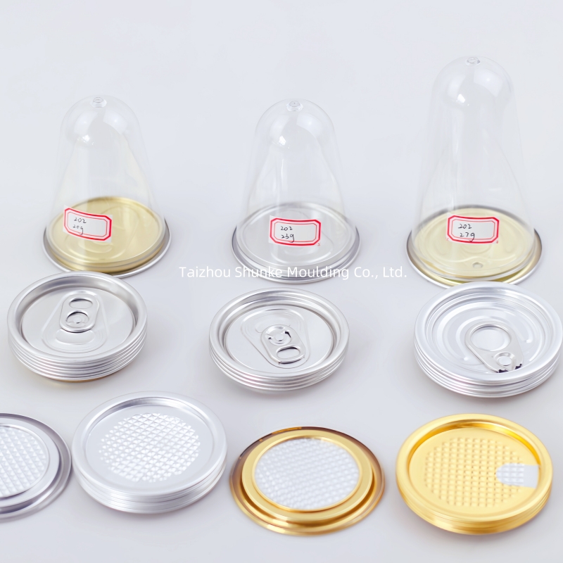 Easy Open Can PET Plastic Preform For Juice Coffee Milk PET Preform
