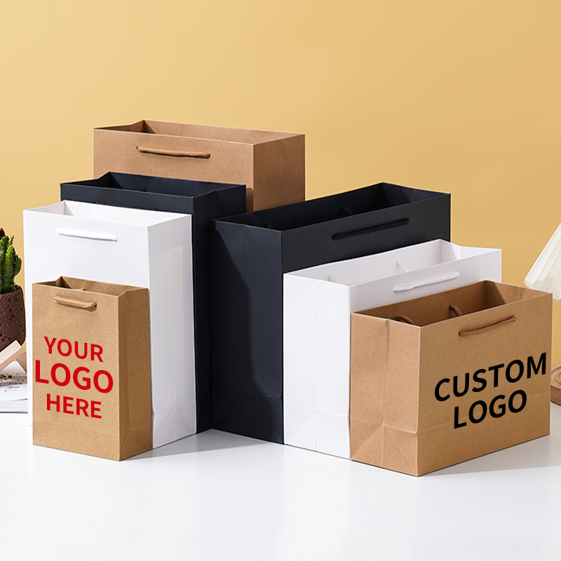 Wholesale Price Custom Printed Paper Bag Environmentally Friendly Shopping High-quality Paper Bags Clothing Packaging Paper Bags