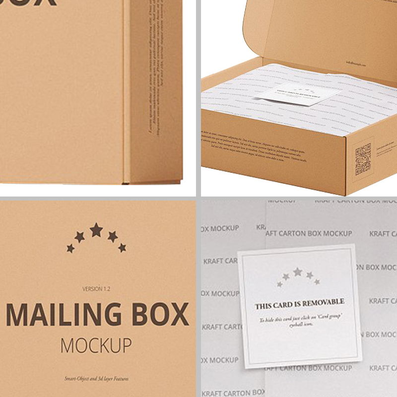 Jialan Custom Logo Packaging Large Cardboard Carton Mailer Box Baby Clothing Shoes Corrugated Packaging Paper Shipping Boxes