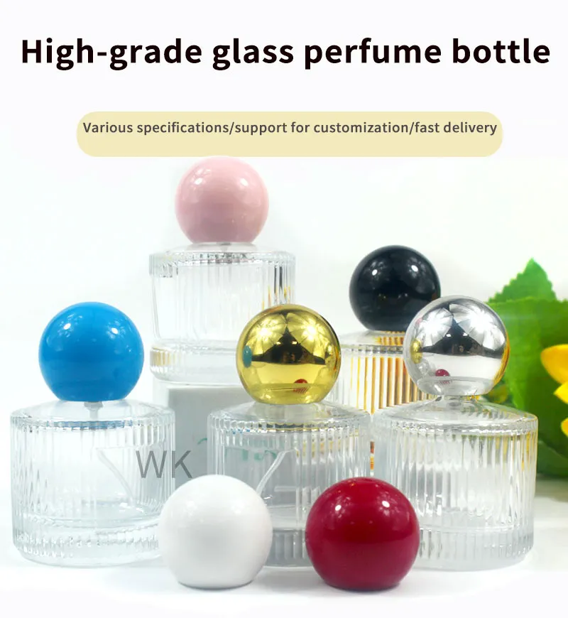 Empty Luxury Perfume Bottle Glass Bottle Packaging for Perfume with Spray