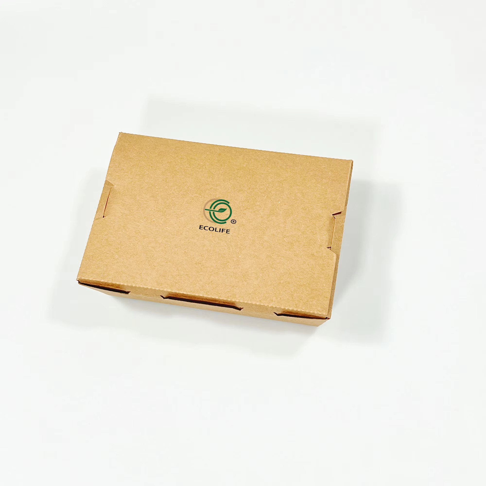 Customized Top Sale Biodegradable Food Packaging Take Out for Restaurant Kraft Paper Box Wholesale From China