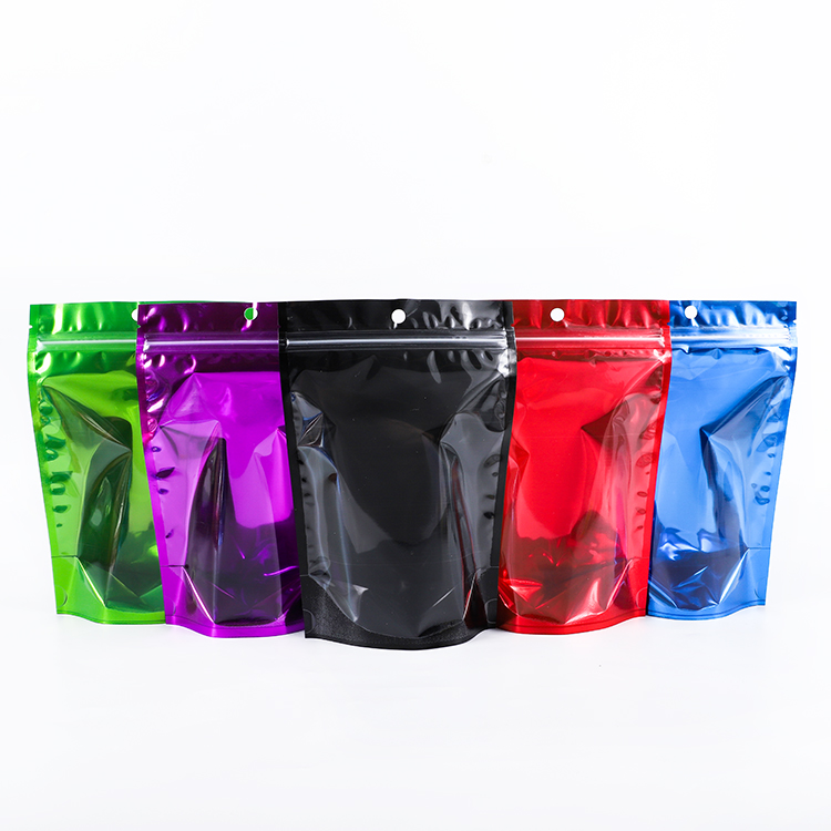 100g Eco-Friendly Green Ziplock Chocolate Packaging Plastic Zipper Bags with Personalized Custom Logo