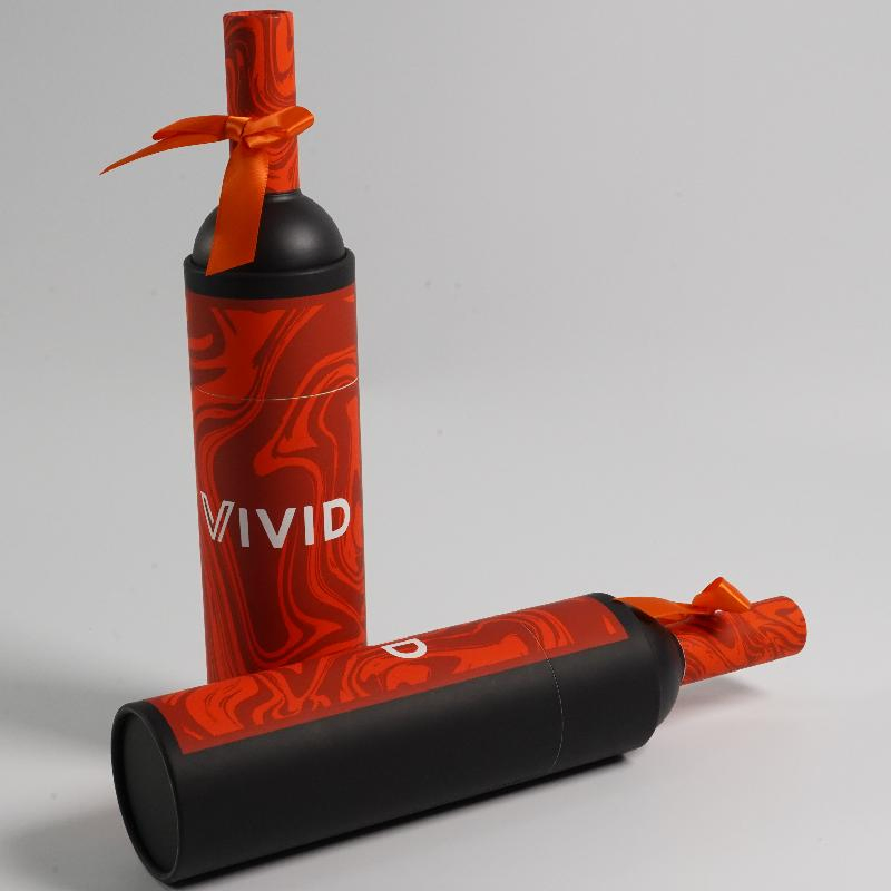 Wholesale Custom Tea Cans Red Wine Paper Tubes Kraft Paper Tubes Insulated Cups Cylindrical Packaging