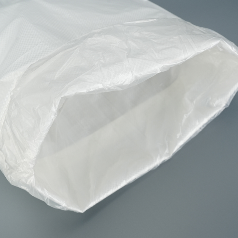 Eco Friendly Recyclable Woven Packaging Sack White Bulk Storage Bag for Grain Feed and Fertilizer
