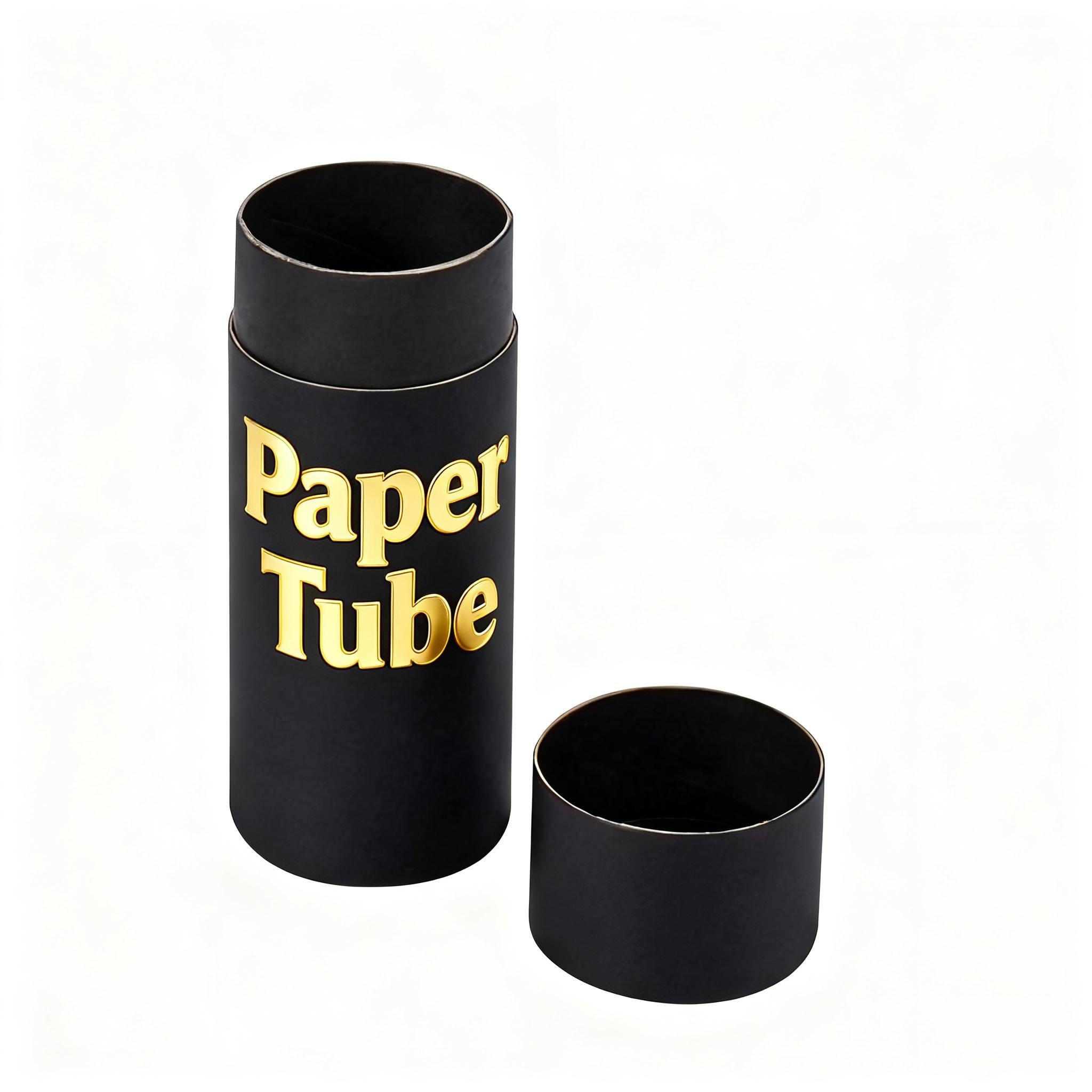 Custom Paper Cardboard Peptides Medicine Cylinder Capsules Protein Powder Food Supplements Paper Tube Packaging Boxes