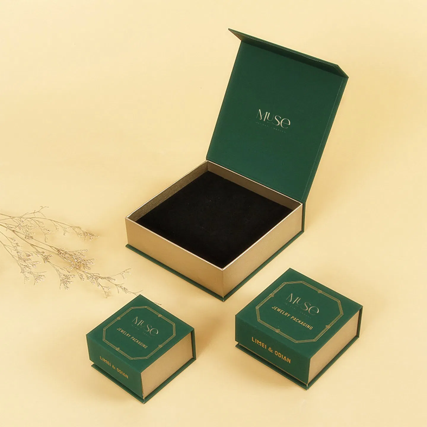 Luxury Branded Jewelry Gift Packaging Sets with Matching Bags