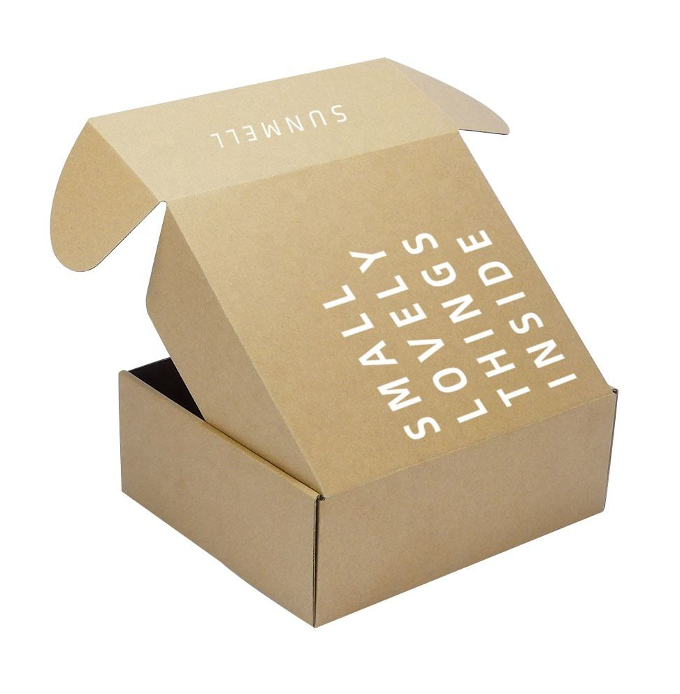 Custom Two-Tone Recyclable Corrugated Rigid Mailer Box Personalized Logo Shipping Box for Small Business