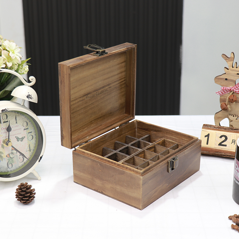 Custom Logo Luxury Packaging for Arabic Wooden Perfume Bottle Boxpopular