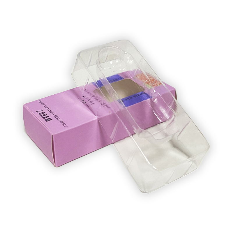 Hot Selling Luxury 1ml Packaging Cr Cartridge Battery Pen with USB Charger Custom Paper Blister Tray