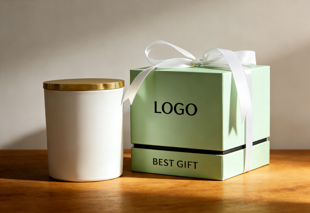 The Manufacturer Customizes Unique Rectangular Craft Packaging for Luxury Candle Boxes Suitable As Gifts