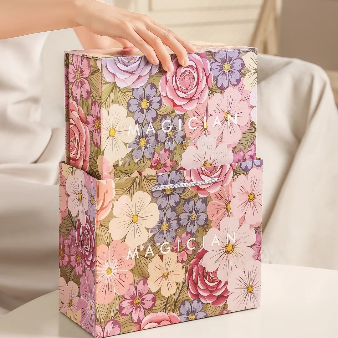 Recyclable Packaging Solid Rigid Cardboard Magnetic Book Shape Box Custom Logo Magnet Packaging Paper Gift Boxes for Set