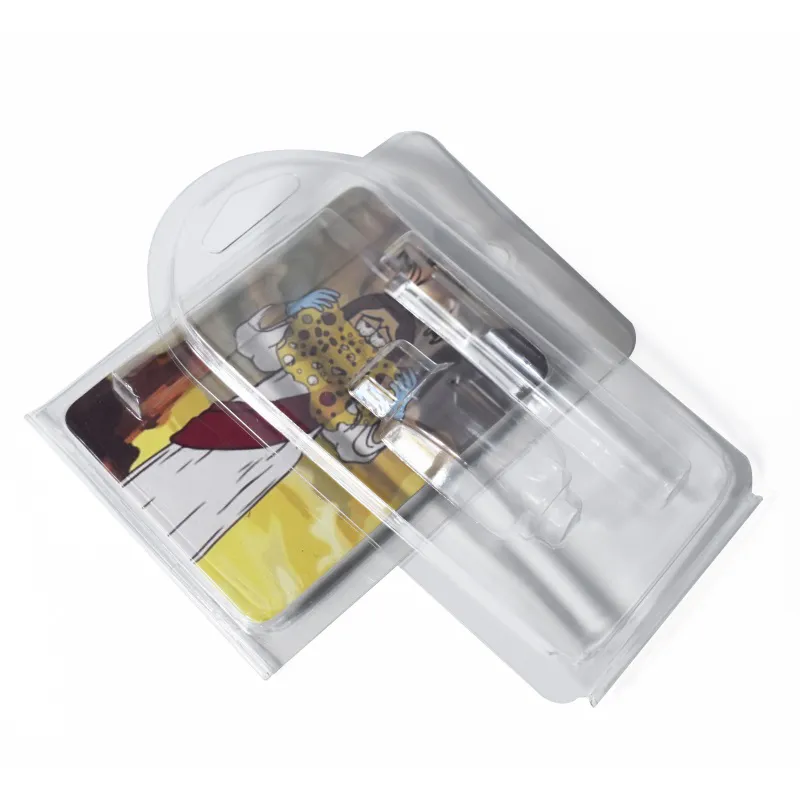 Hot Selling Luxury 1ml Packaging Cr Cartridge Battery Pen with USB Charger Custom Paper Blister Tray