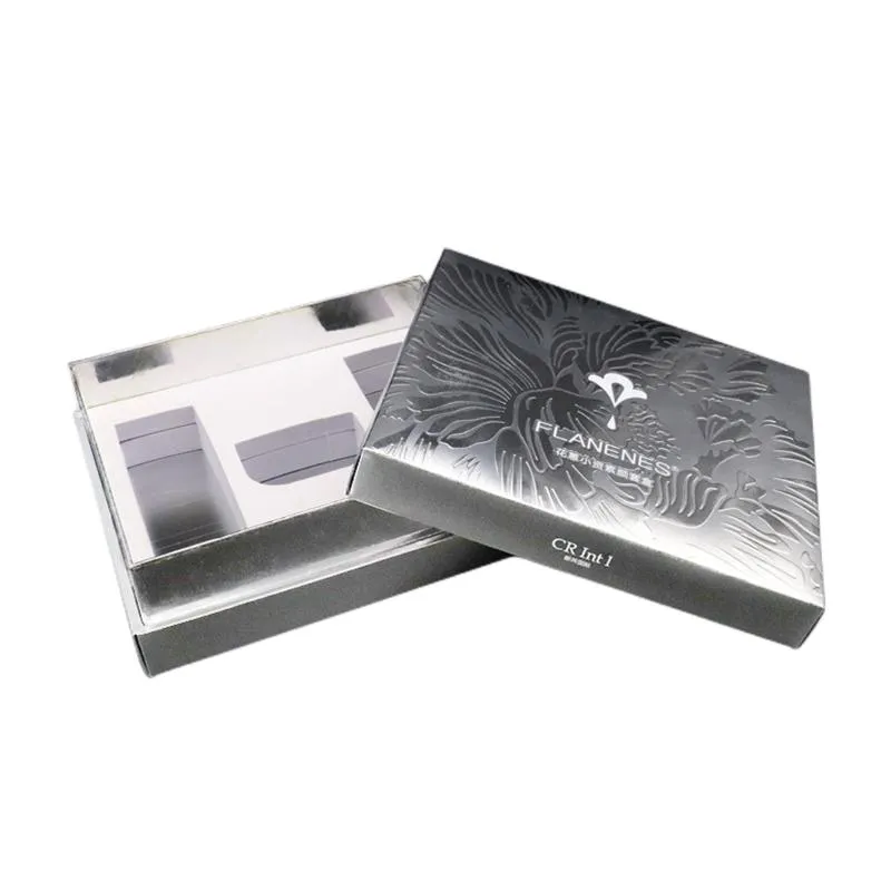 Double-Flap and Drawer Luxury Gift Packaging with Metal Tag for Moon Cake Packing