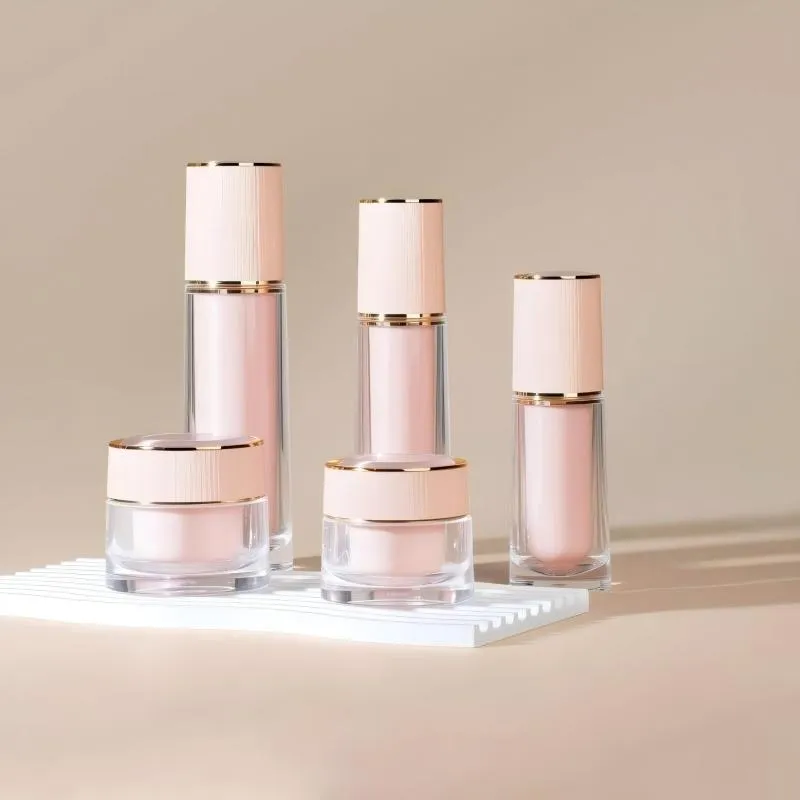 30g 50g Luxury Empty Glass Cosmetic Packaging Cream Container Jar Skincare Set Packaging