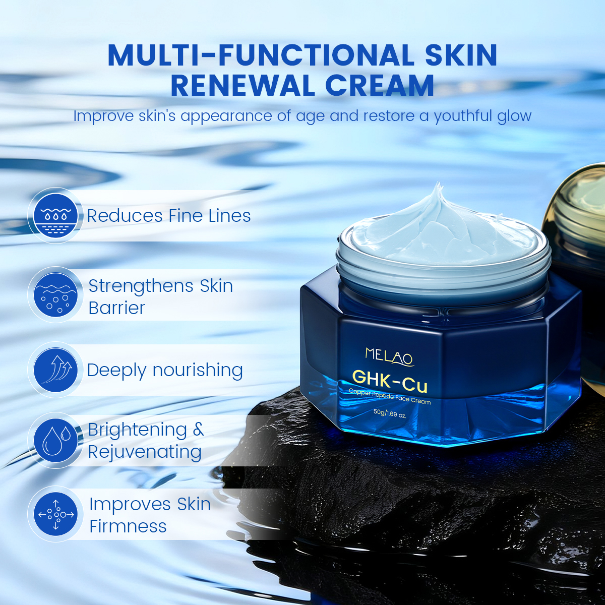 Custom logo Face Care Moisturizer Anti Aging Neck and Face Lifting Peptides Day and Night Cream