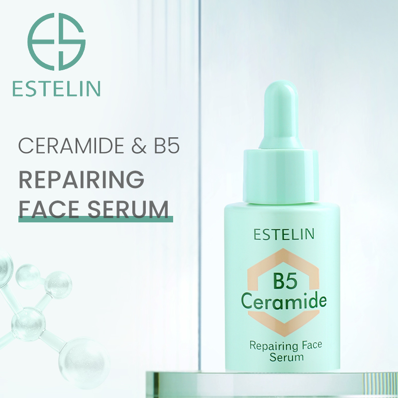 ESTELIN Bulk 30ml Ceramide B5 Moisturizing Repairing Face Serum Custom Private Label Serum