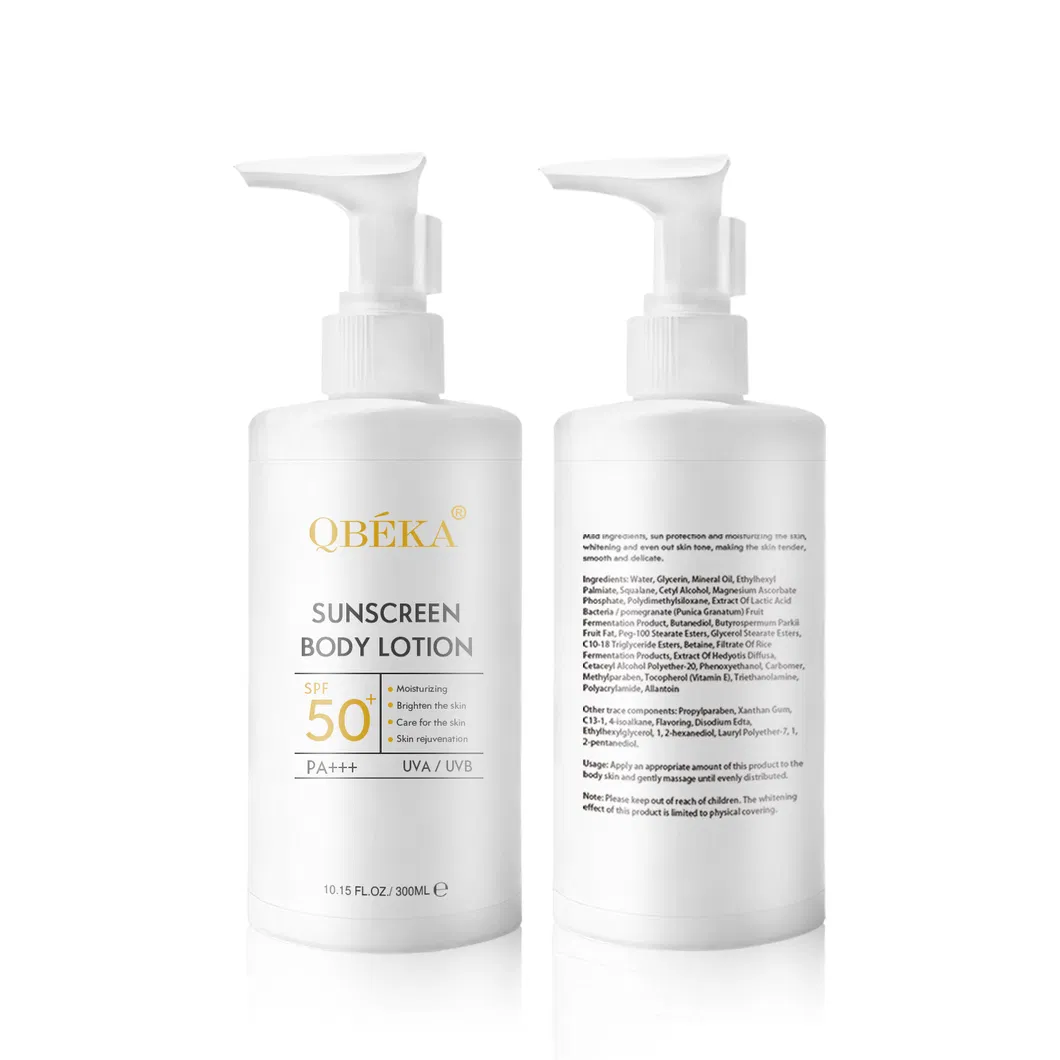 Qbeka Sunscreen Body Lotion Sun Protection 30ml Low MOQ High Quality