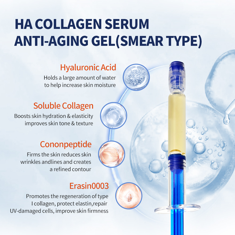 Serum for Wrinkles Face Collagen Cream for Tightening Skin - Anti Aging Facial Moisturizer Day and Night for Women and Men 2.0mL