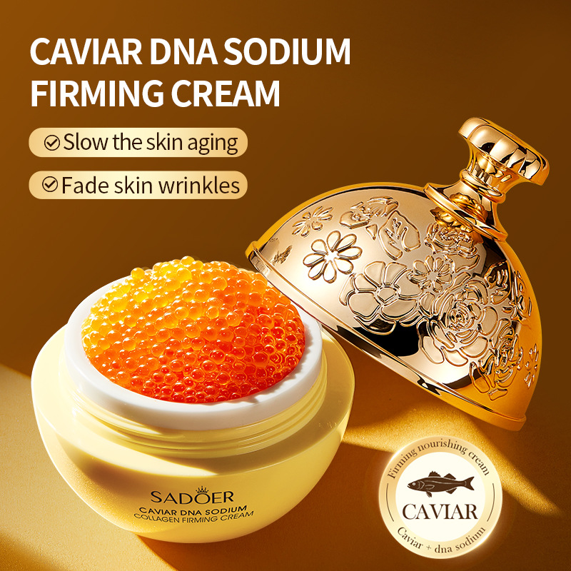 SADOER Organic Caviar Peptide Facial Cream-Anti-Aging Repair &amp; Moisturizing Night Tightening Daily Care for All Skin Types