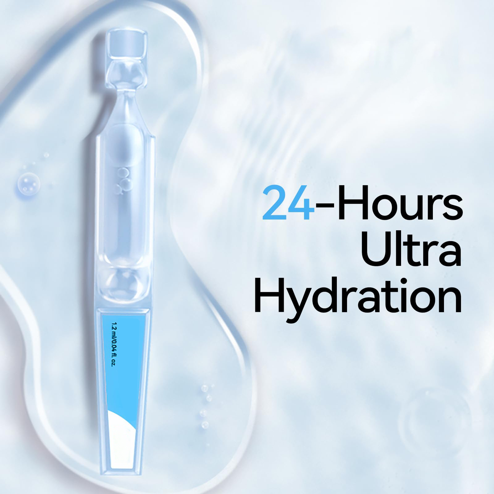 Ultra Hydrating Anti Aging Skin Repair Facial Moisturizing 3 Percent Hyaluronic Acid Single Use Serum