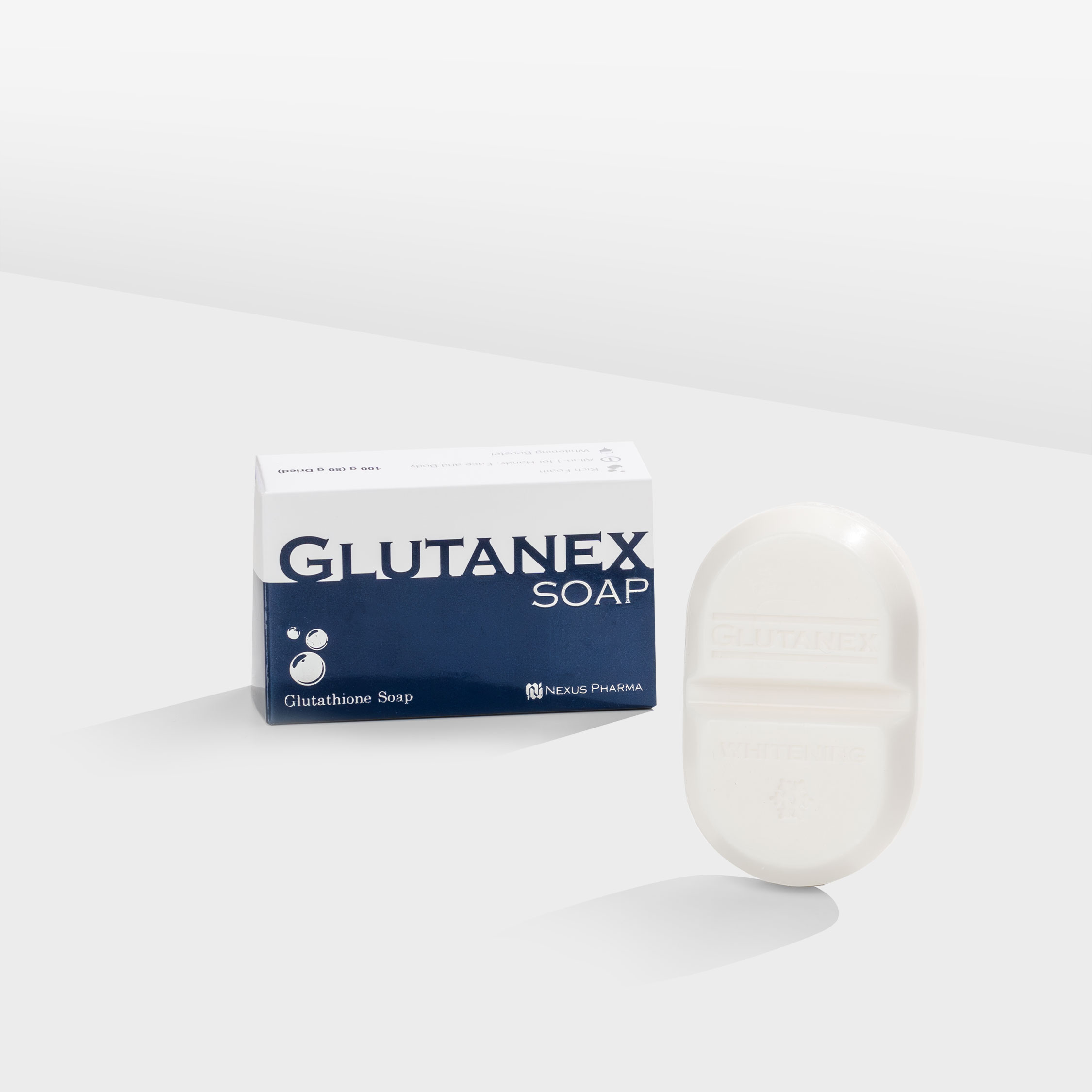 Glutanex Women's OBM Hyaluronic Acid Soap Bar 1EA/3EA 300g Korean Anti-Wrinkle Lightening Whitening Acne Facial Cleanser