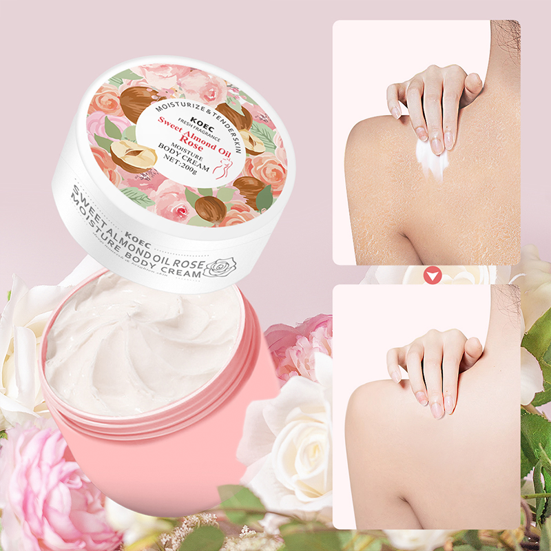 Online Wholesale and Retail Sweet Almond Rose Shea Butter Vitamin C and Vitamin E Coconut Milk Strawberry Milk Face and Body Lotion Cream