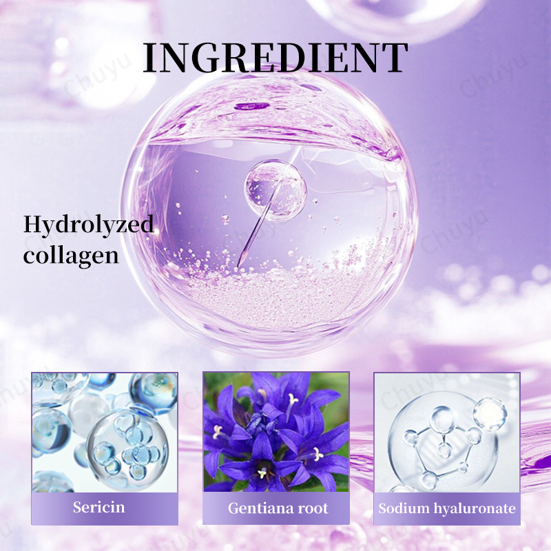 Radiant Glow Real Collagen Gel Facial Masks Skincare with Hyaluronic Acid &amp; Vitamin E, for Hydrating, Firming, Plumping