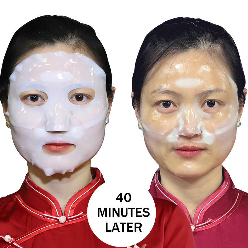Crystal Bio-Collagen Hydrogel Mask Pore Minimizing Plumping Elasticity Improving Night Repair Mask