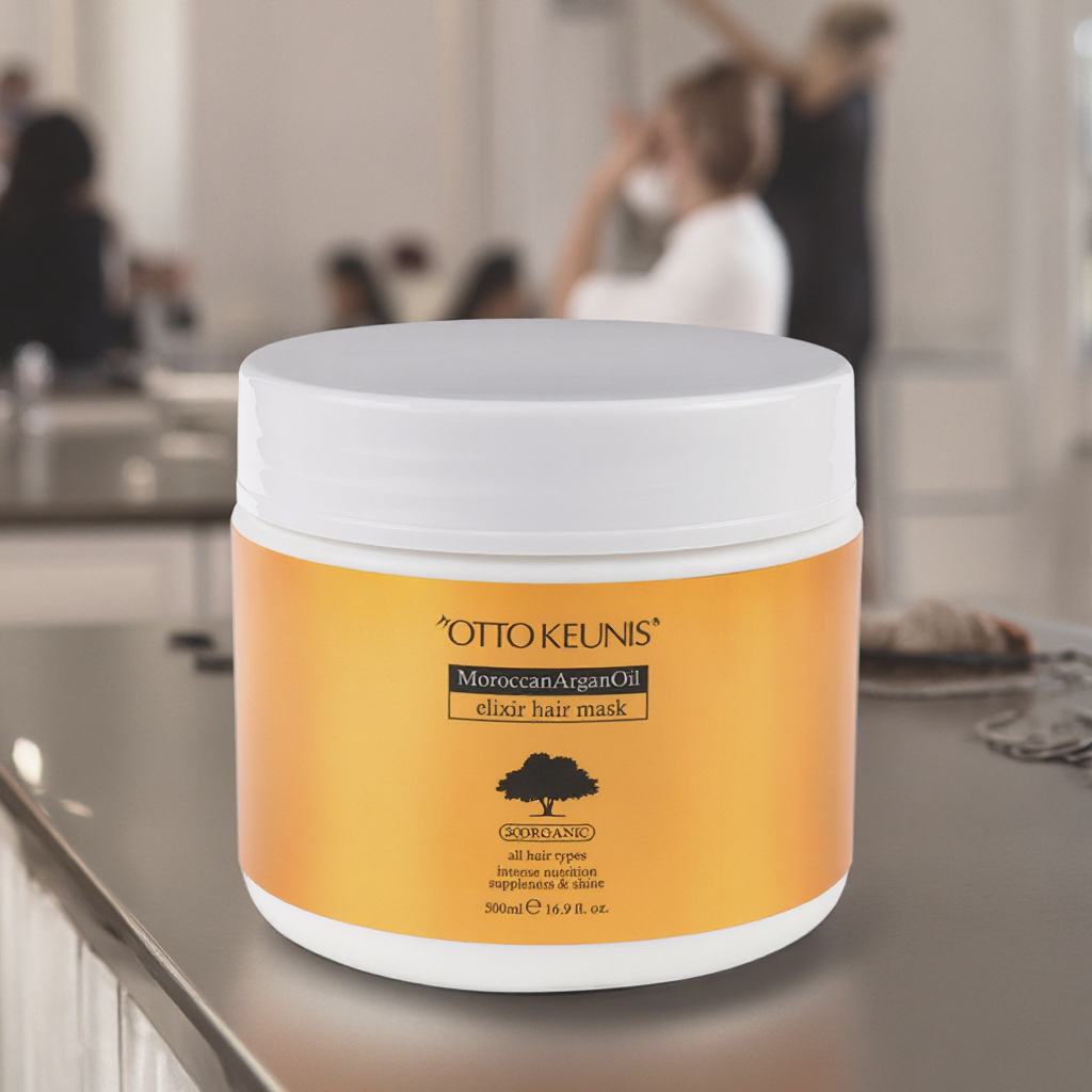 ISO Certified Organic Keratin Herbal Bond Repair Cream Hair Mask Ceramide Technology 2-IN-1 Formula Nourishing 500ml