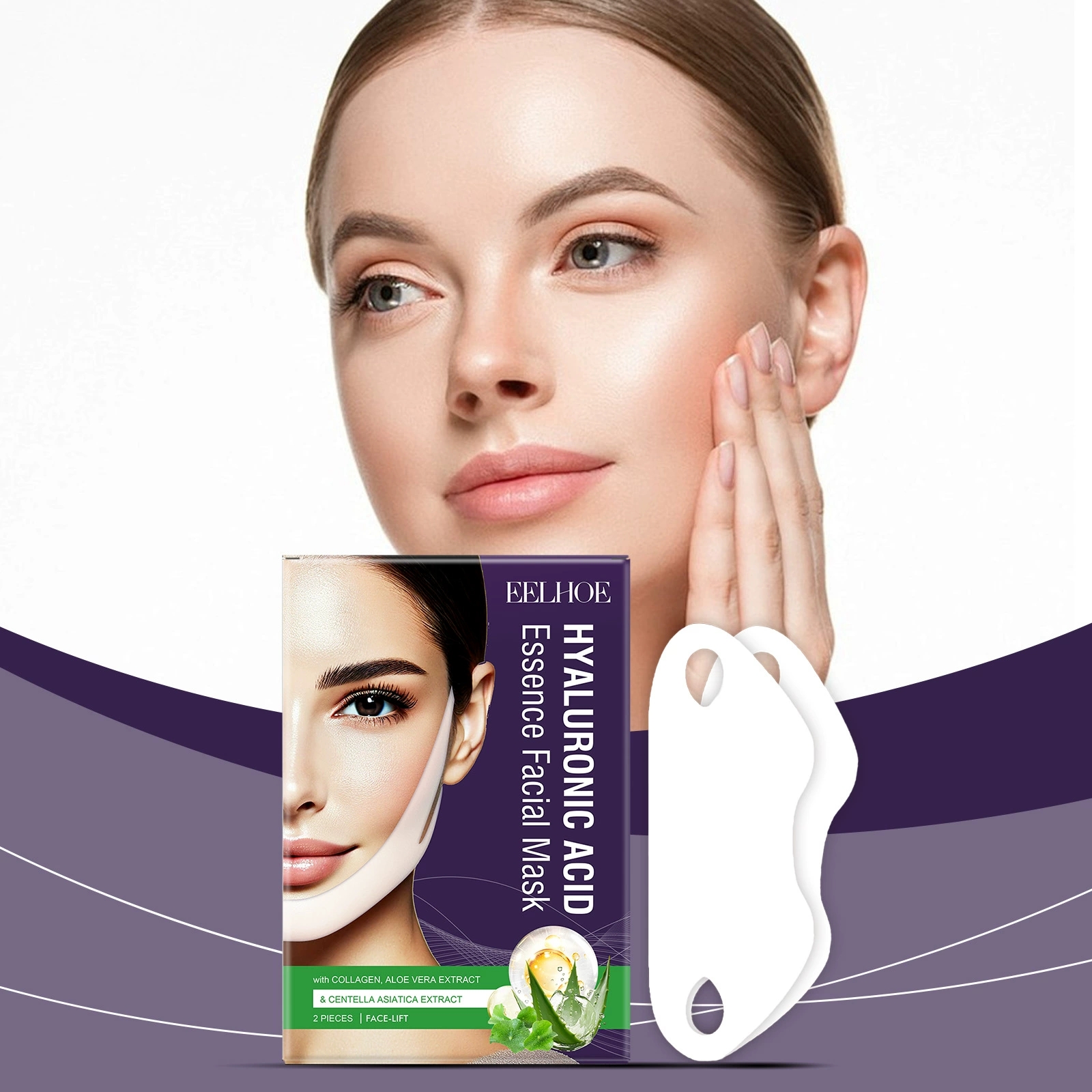 Hot Selling Improve Facial Contours Deep Nourish Plump Skin Tightly Fit Long Lasting Hydrating Ear Hook Type Care Mask