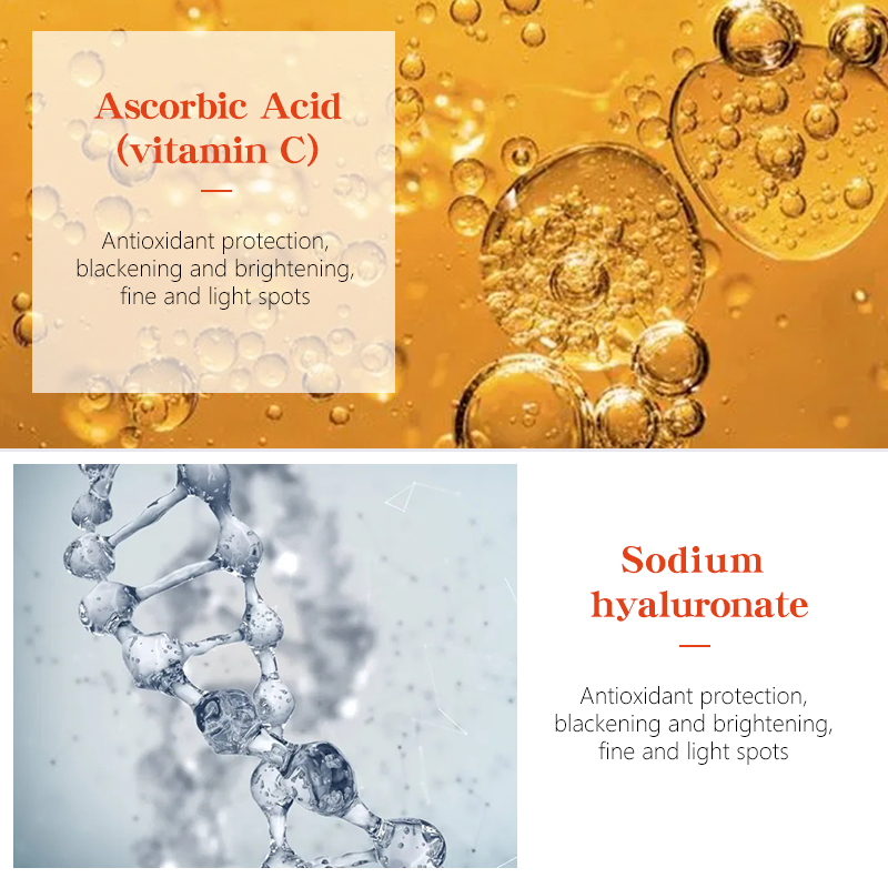 Best New Whitening Facial Mask With Vitamin C Serum And Hyaluronic Acid For Face Filling And Plumping Skin Care Beauty