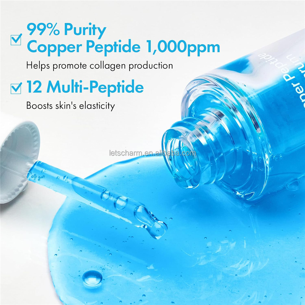 Copper Peptide Serum with GHK-Cu for Face Anti-Aging Moisturizing &amp; Skin Repair-Women's Skincare