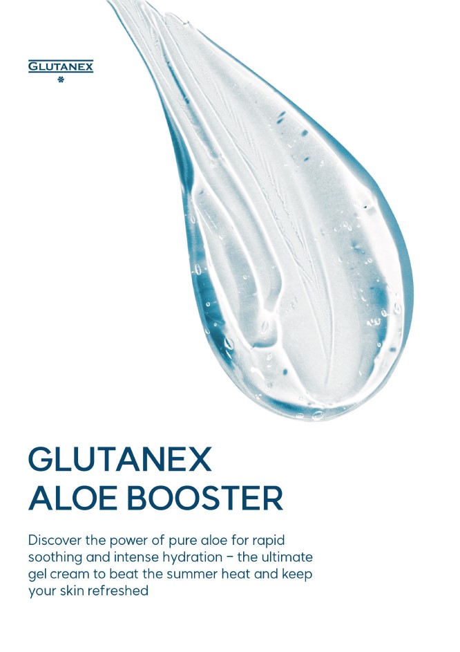 Glutanex Aloe booster concentrated anti inflammatory lightweight collagen boost soothing daily essence hypoallergenic luminous